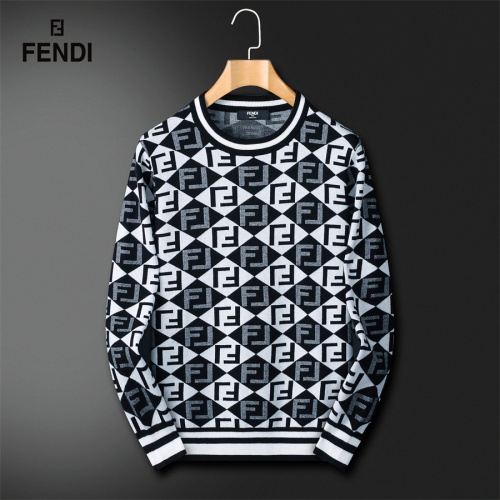 Fendi Sweaters Long Sleeved For Men #1240553 $52.00 USD, Wholesale Replica Fendi Sweaters