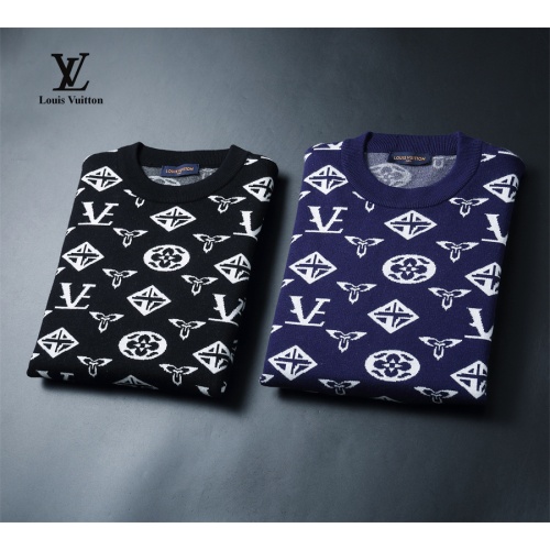 Replica Louis Vuitton LV Sweaters Long Sleeved For Men #1240555 $52.00 USD for Wholesale