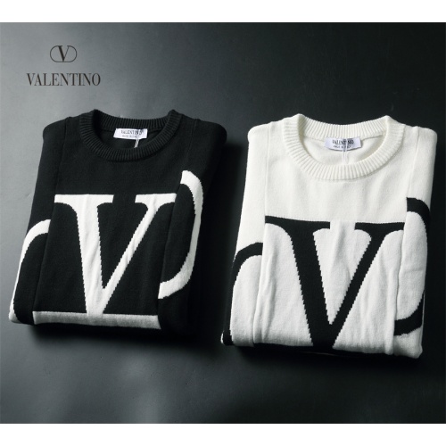 Replica Valentino Sweaters Long Sleeved For Men #1240563 $52.00 USD for Wholesale