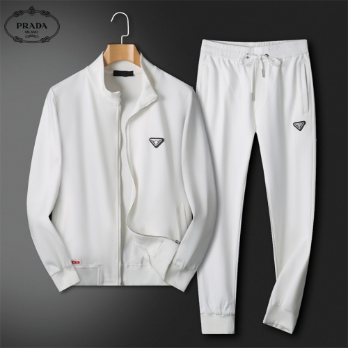 Prada Tracksuits Long Sleeved For Men #1240569 $80.00 USD, Wholesale Replica Prada Tracksuits