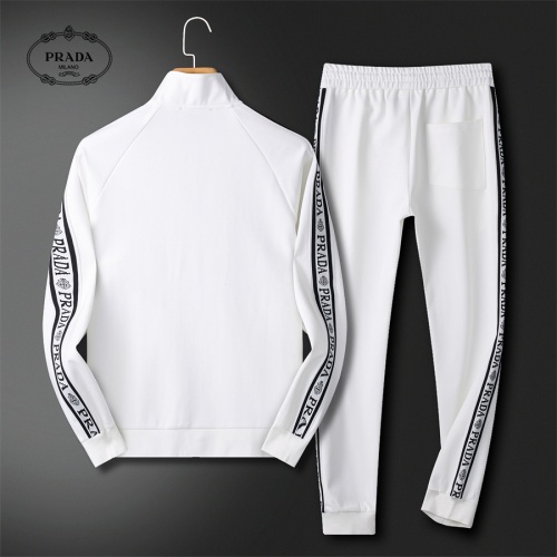 Replica Prada Tracksuits Long Sleeved For Men #1240577 $85.00 USD for Wholesale