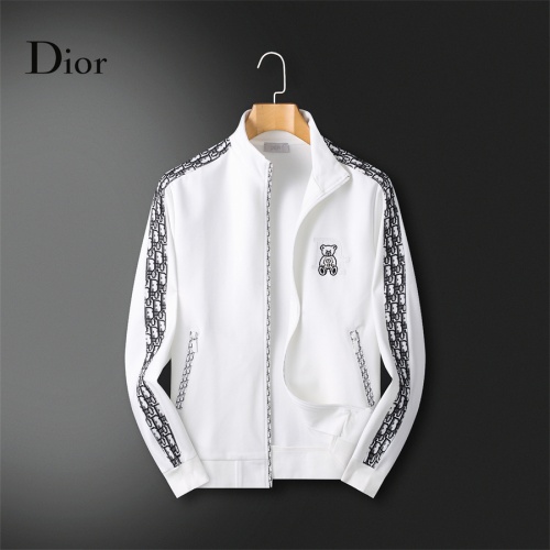 Replica Christian Dior Tracksuits Long Sleeved For Men #1240579 $85.00 USD for Wholesale