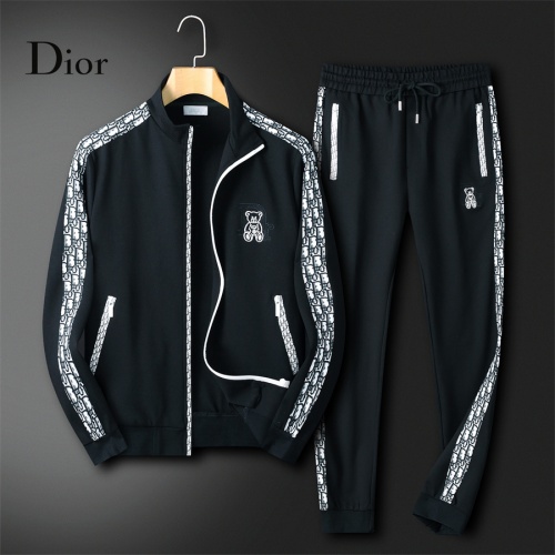 Christian Dior Tracksuits Long Sleeved For Men #1240580 $85.00 USD, Wholesale Replica Christian Dior Tracksuits