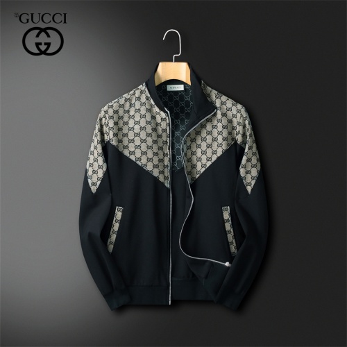 Replica Gucci Tracksuits Long Sleeved For Men #1240585 $85.00 USD for Wholesale