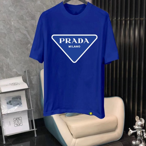 Prada T-Shirts Short Sleeved For Men #1240606 $40.00 USD, Wholesale Replica Prada T-Shirts