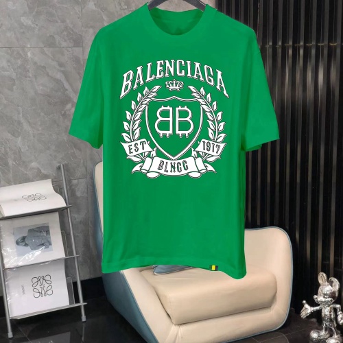 Balenciaga T-Shirts Short Sleeved For Men #1240612 $40.00 USD, Wholesale Replica Balenciaga T-Shirts