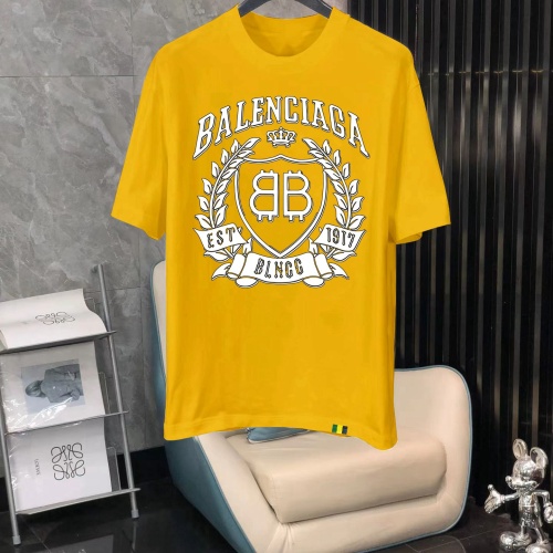 Balenciaga T-Shirts Short Sleeved For Men #1240613 $40.00 USD, Wholesale Replica Balenciaga T-Shirts