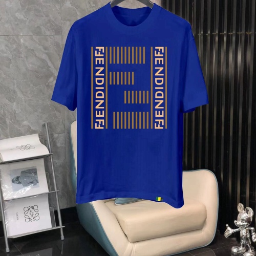 Fendi T-Shirts Short Sleeved For Men #1240667 $40.00 USD, Wholesale Replica Fendi T-Shirts