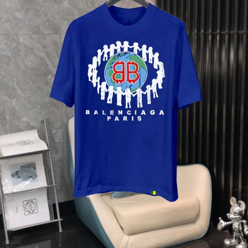 Balenciaga T-Shirts Short Sleeved For Men #1240707 $40.00 USD, Wholesale Replica Balenciaga T-Shirts