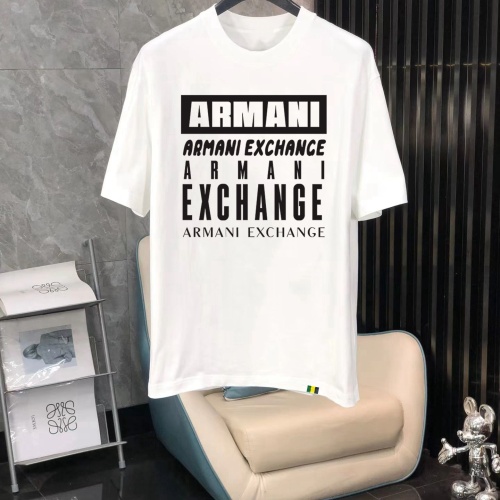 Armani T-Shirts Short Sleeved For Men #1240730 $40.00 USD, Wholesale Replica Armani T-Shirts