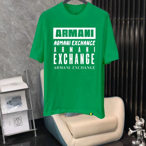 Armani T-Shirts Short Sleeved For Men #1240733 $40.00 USD, Wholesale Replica Armani T-Shirts