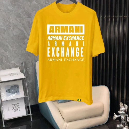 Armani T-Shirts Short Sleeved For Men #1240734 $40.00 USD, Wholesale Replica Armani T-Shirts