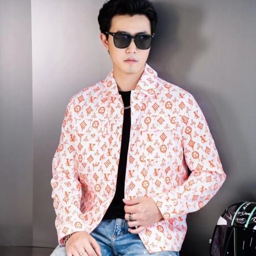 Replica Louis Vuitton LV Jackets Long Sleeved For Men #1240736 $60.00 USD for Wholesale