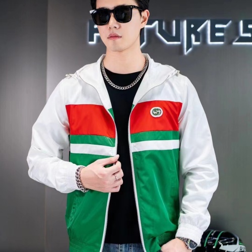 Replica Gucci Jackets Long Sleeved For Men #1240750 $60.00 USD for Wholesale