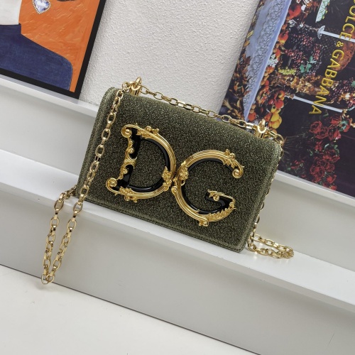 Dolce &amp; Gabbana D&amp;G AAA Quality Messenger Bags For Women #1240753 $150.00 USD, Wholesale Replica Dolce &amp; Gabbana D&amp;G AAA Quality Messenger Bags