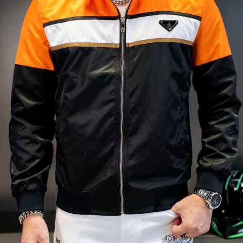 Prada Jackets Long Sleeved For Men #1240757 $60.00 USD, Wholesale Replica Prada Jackets