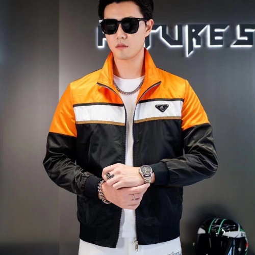 Replica Prada Jackets Long Sleeved For Men #1240757 $60.00 USD for Wholesale