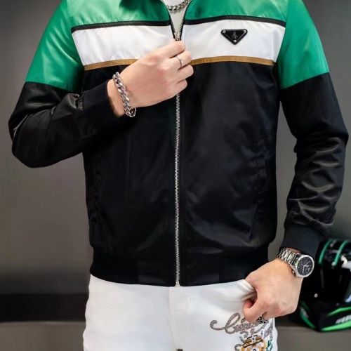 Prada Jackets Long Sleeved For Men #1240758 $60.00 USD, Wholesale Replica Prada Jackets