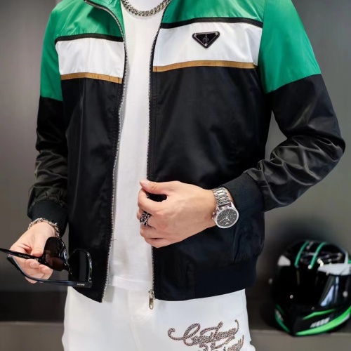 Replica Prada Jackets Long Sleeved For Men #1240758 $60.00 USD for Wholesale