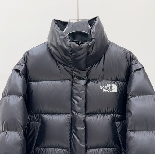 Replica The North Face Down Feather Coat Long Sleeved For Women #1240806 $155.00 USD for Wholesale