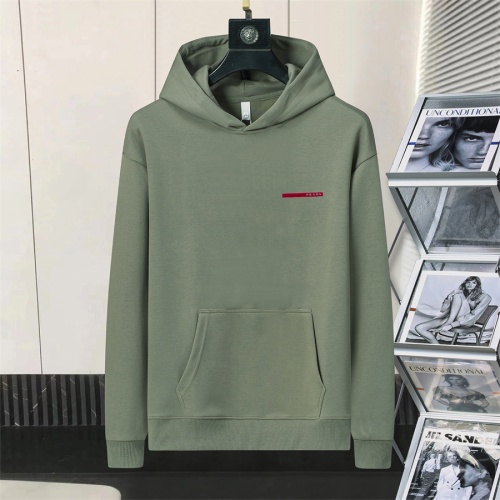 Prada Hoodies Long Sleeved For Men #1240886 $52.00 USD, Wholesale Replica Prada Hoodies