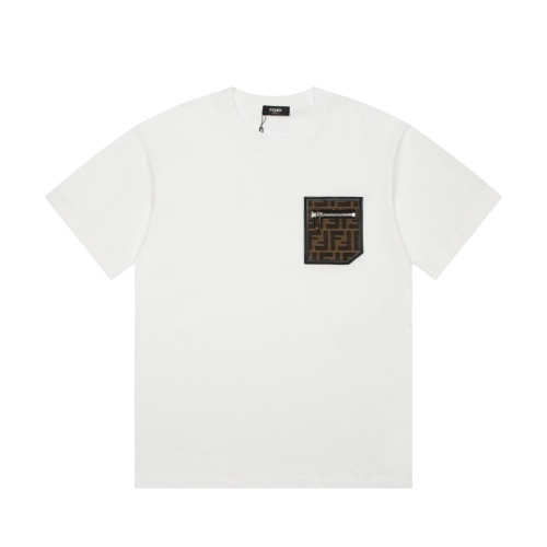 Fendi T-Shirts Short Sleeved For Men #1240914 $38.00 USD, Wholesale Replica Fendi T-Shirts