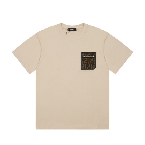 Fendi T-Shirts Short Sleeved For Men #1240916 $38.00 USD, Wholesale Replica Fendi T-Shirts