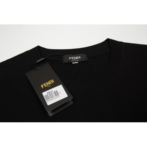 Replica Fendi T-Shirts Short Sleeved For Men #1240917 $38.00 USD for Wholesale