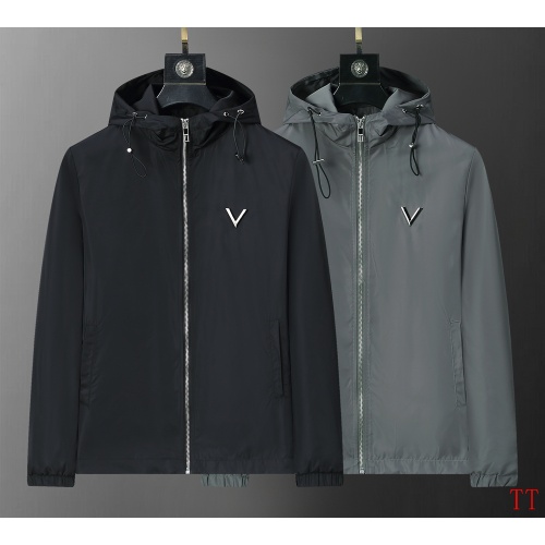 Replica Valentino Jackets Long Sleeved For Men #1241010 $56.00 USD for Wholesale