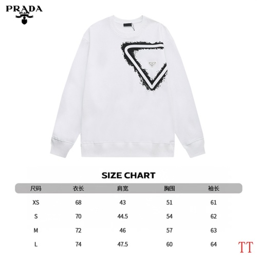 Replica Prada Hoodies Long Sleeved For Unisex #1241101 $56.00 USD for Wholesale