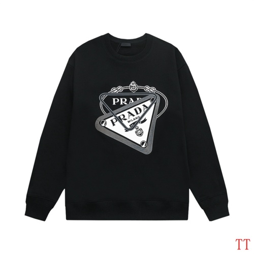 Prada Hoodies Long Sleeved For Unisex #1241105 $56.00 USD, Wholesale Replica Prada Hoodies