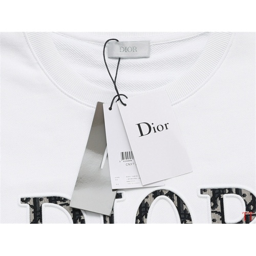 Replica Christian Dior Hoodies Long Sleeved For Unisex #1241151 $52.00 USD for Wholesale