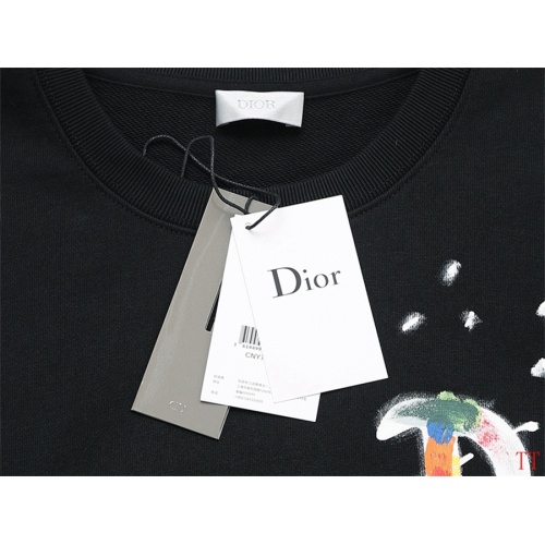 Replica Christian Dior Hoodies Long Sleeved For Unisex #1241154 $56.00 USD for Wholesale