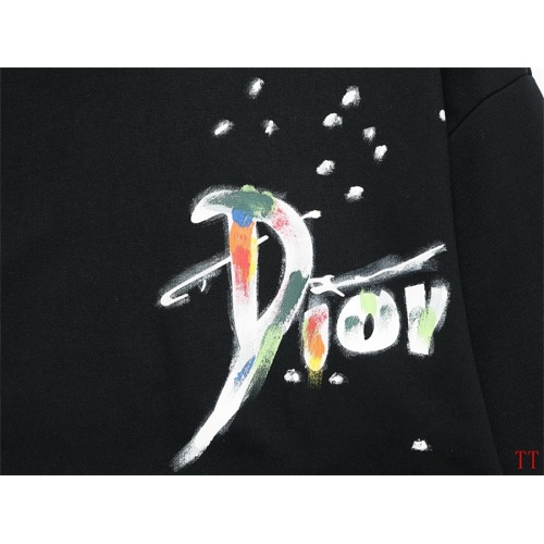 Replica Christian Dior Hoodies Long Sleeved For Unisex #1241154 $56.00 USD for Wholesale