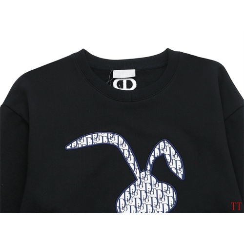 Replica Christian Dior Hoodies Long Sleeved For Unisex #1241156 $56.00 USD for Wholesale