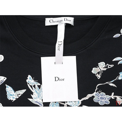 Replica Christian Dior Hoodies Long Sleeved For Unisex #1241158 $52.00 USD for Wholesale