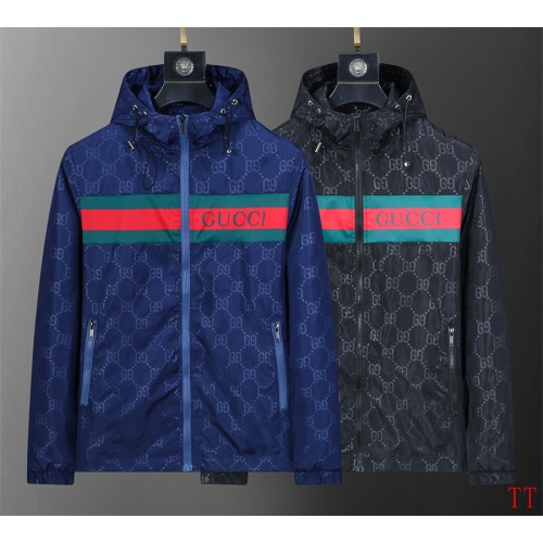 Replica Gucci Jackets Long Sleeved For Men #1241164 $56.00 USD for Wholesale