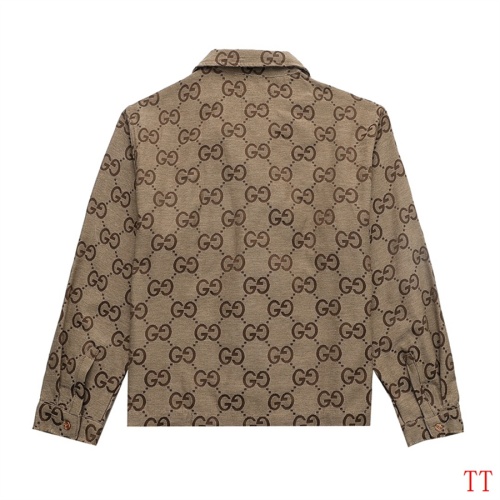 Replica Gucci Shirts Long Sleeved For Unisex #1241222 $64.00 USD for Wholesale