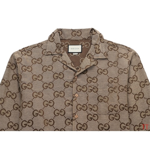 Replica Gucci Shirts Long Sleeved For Unisex #1241222 $64.00 USD for Wholesale