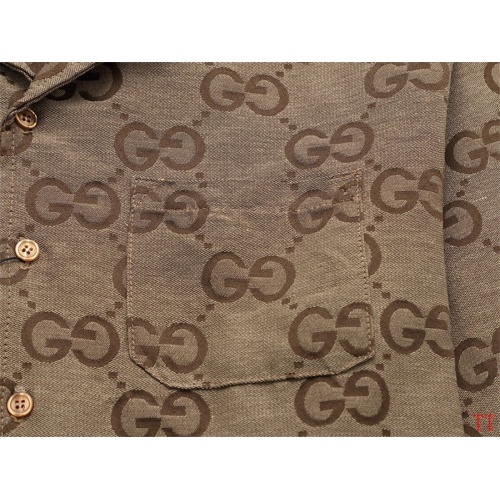 Replica Gucci Shirts Long Sleeved For Unisex #1241222 $64.00 USD for Wholesale