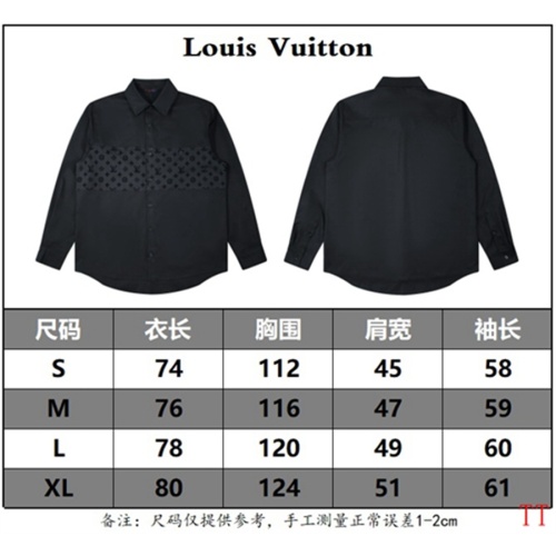 Replica Louis Vuitton LV Shirts Long Sleeved For Unisex #1241228 $56.00 USD for Wholesale