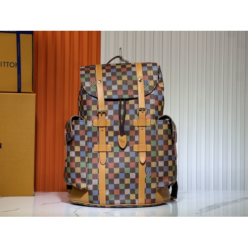 Louis Vuitton LV AAA Man Backpacks #1241241 $96.00 USD, Wholesale Replica Louis Vuitton LV AAA Man Backpacks