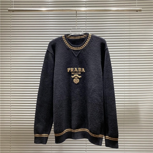 Prada Sweater Long Sleeved For Unisex #1241294 $52.00 USD, Wholesale Replica Prada Sweater