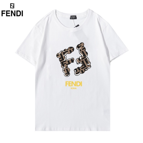 Fendi T-Shirts Short Sleeved For Unisex #1241314 $29.00 USD, Wholesale Replica Fendi T-Shirts