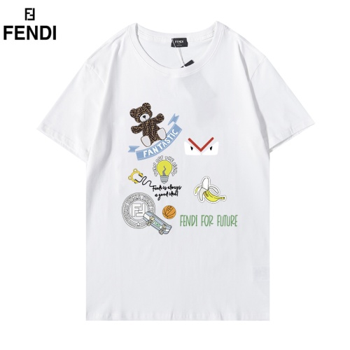 Fendi T-Shirts Short Sleeved For Unisex #1241316 $29.00 USD, Wholesale Replica Fendi T-Shirts