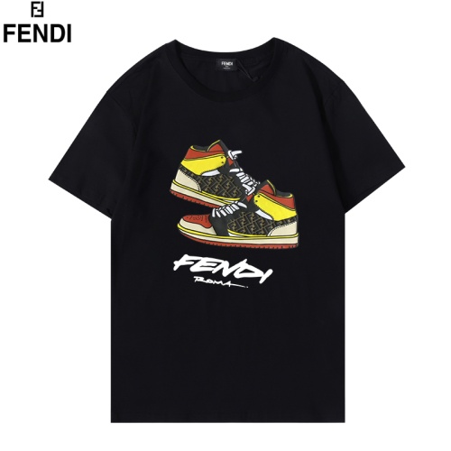 Fendi T-Shirts Short Sleeved For Unisex #1241318 $29.00 USD, Wholesale Replica Fendi T-Shirts