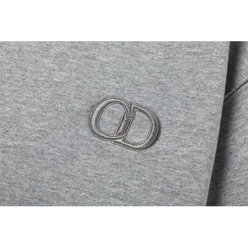 Replica Christian Dior Hoodies Long Sleeved For Unisex #1241414 $60.00 USD for Wholesale