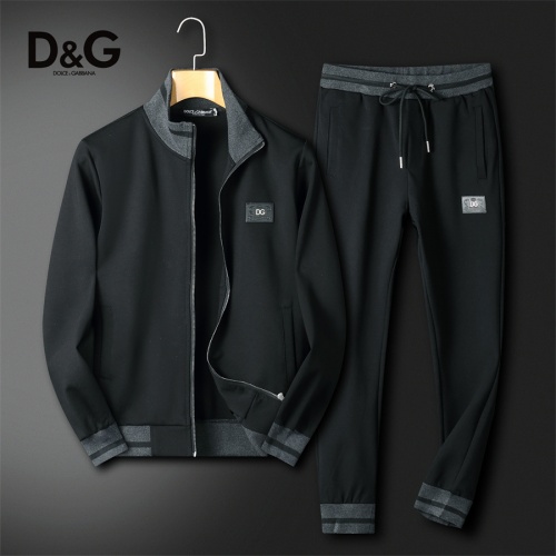 Dolce &amp; Gabbana D&amp;G Tracksuits Long Sleeved For Men #1241485 $85.00 USD, Wholesale Replica Dolce &amp; Gabbana D&amp;G Tracksuits