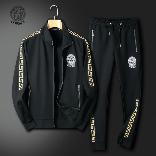 Versace Tracksuits Long Sleeved For Men #1241486 $85.00 USD, Wholesale Replica Versace Tracksuits