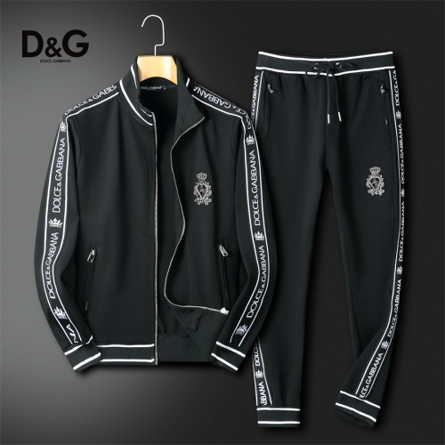 Dolce &amp; Gabbana D&amp;G Tracksuits Long Sleeved For Men #1241488 $85.00 USD, Wholesale Replica Dolce &amp; Gabbana D&amp;G Tracksuits